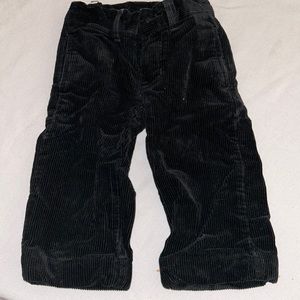 Black wide whale cords for baby. 18 month Polo by Ralph Lauren.